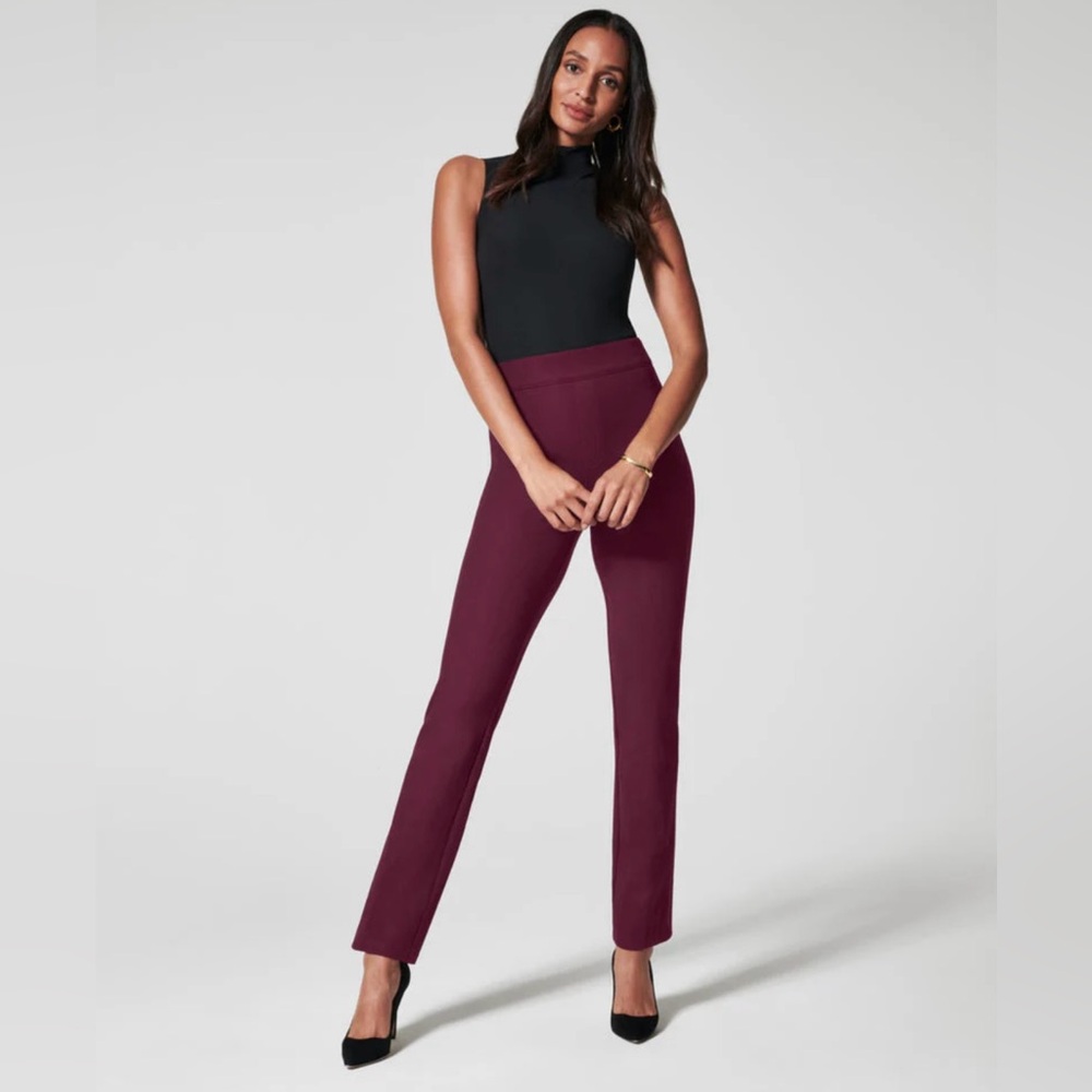 Women's Burgundy Pants SPANX